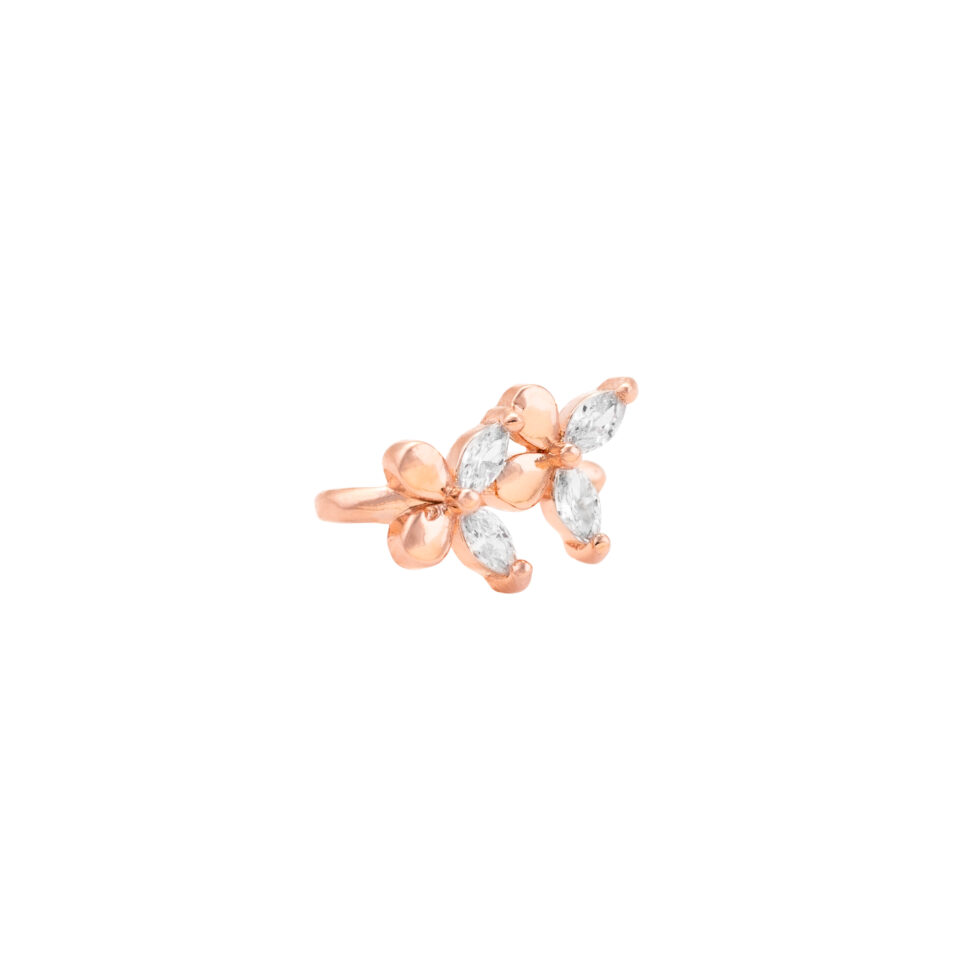 Rose Gold Floral Bliss Nose Ring & Stud