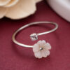 Silver Dainty Flower Ring