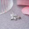 Silver Daisy Nose Ring & Stud