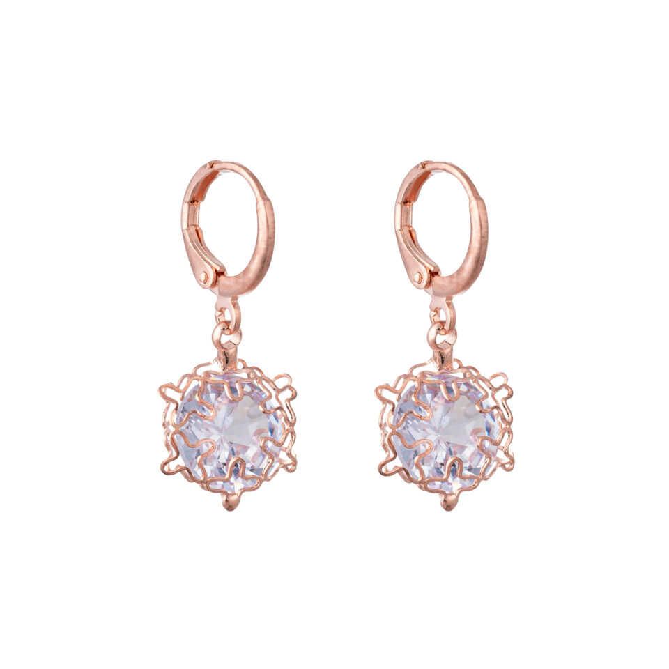 Rose Gold Chic Drop Earrings