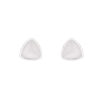 Silver Triangle Aura Stud Earring