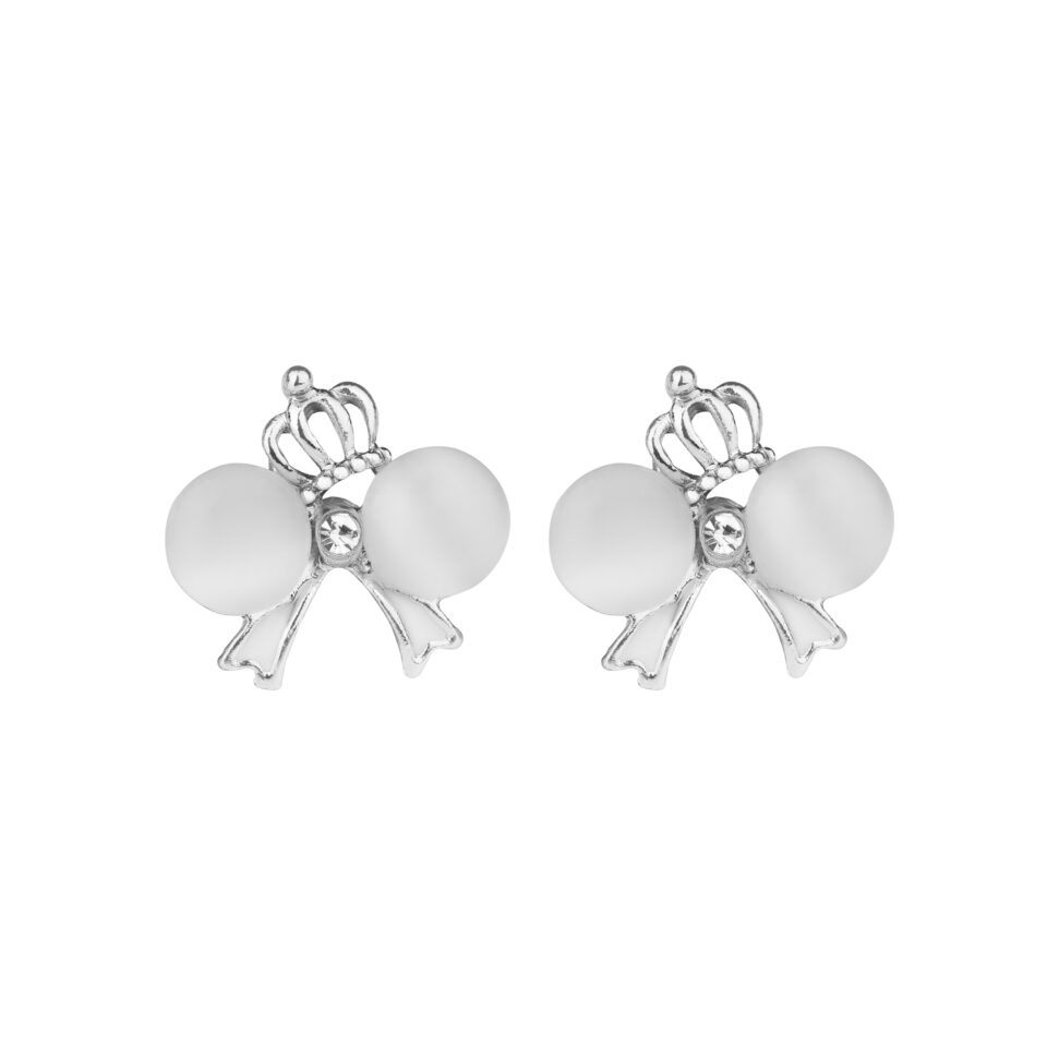 Silver Queen Stud Earring