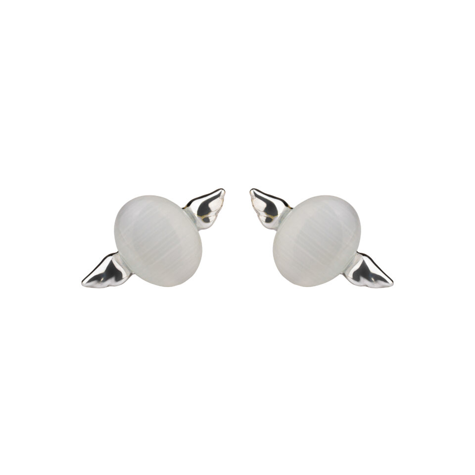 Silver Phoenix Stud Earring