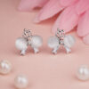 Silver Queen Stud Earring