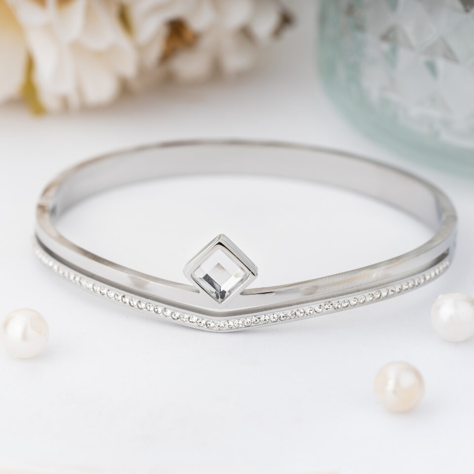 Silver Princess Band Bracelet