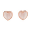 Rose Gold Sweetheart Stud Earring