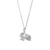 Silver Lil Petals Charm Necklace