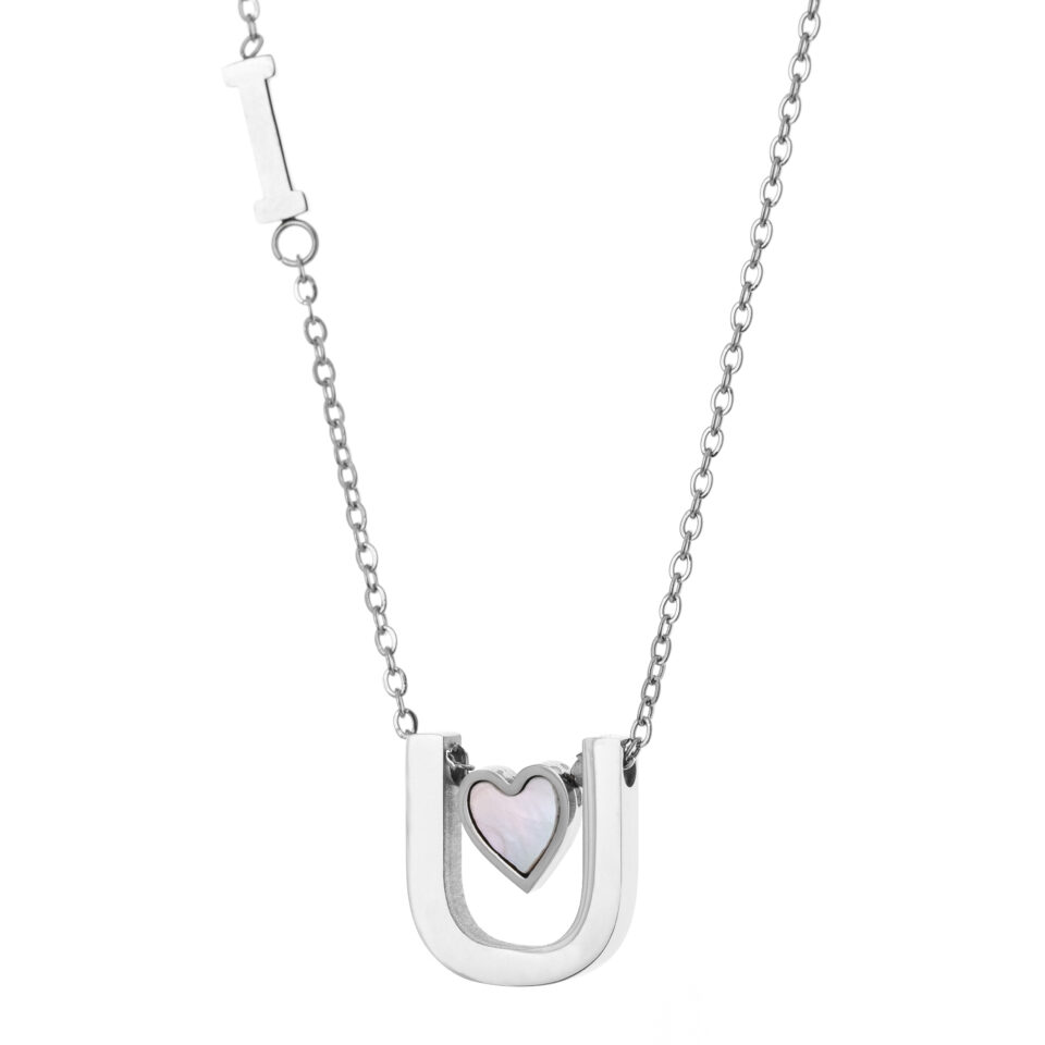 Silver Te Amo Dainty Necklace