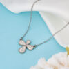 Silver Clover Dainty Necklace