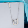 Silver Te Amo Dainty Necklace