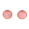 Rose Gold Sphere Drop Stud Earring