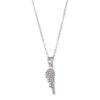 Silver Dainty Angel Wings Necklace