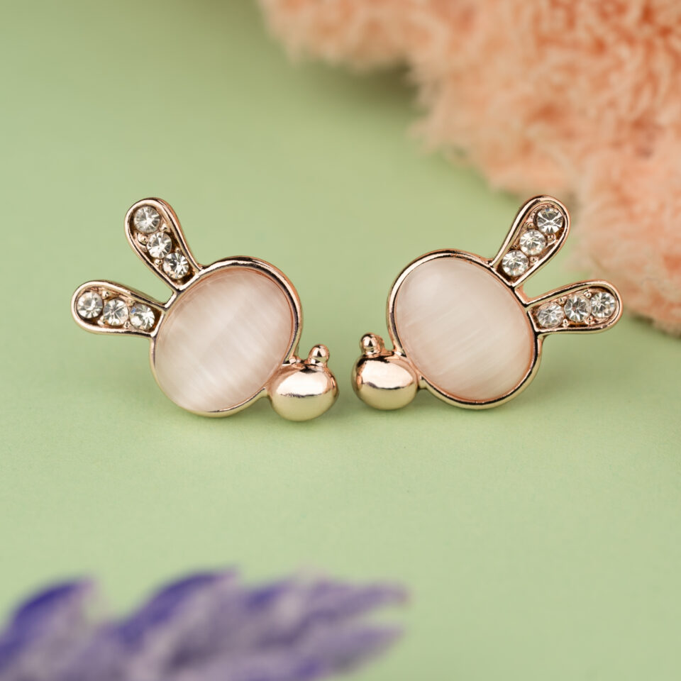 Rose Gold Little Birdy Stud Earring