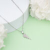 Silver Dainty Angel Wings Necklace