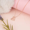 Rose Gold Double Heart Necklace