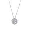 Silver Floral Radiance Necklace