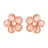 Rose Gold Dainty Flower Stud Earring