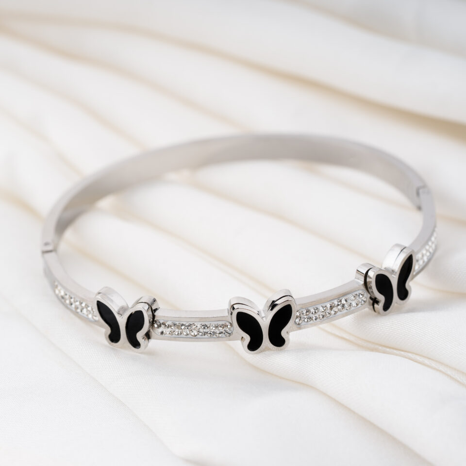 Silver Wings of Elegance Bracelet