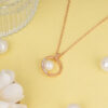 Rose Gold Pearl Radiance Necklace