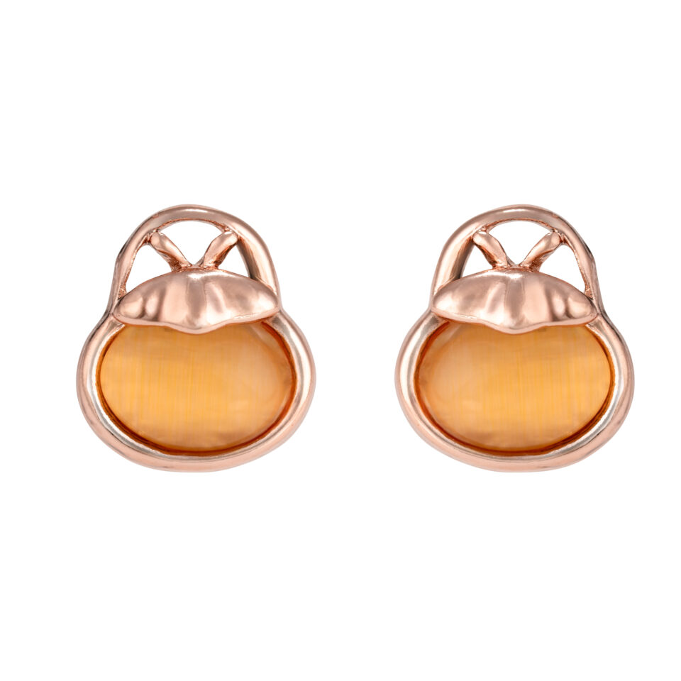 Rose Gold Honey Bunny Stud Earring