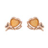 Rose Gold Cupid's Spark Stud Earring