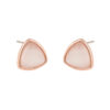 Rose Gold Tiny Triangle Stud Earring