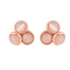 Rose Gold Cluster Stud Earring