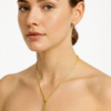 Adjustable Gold-Plated Stainless Steel Necklace