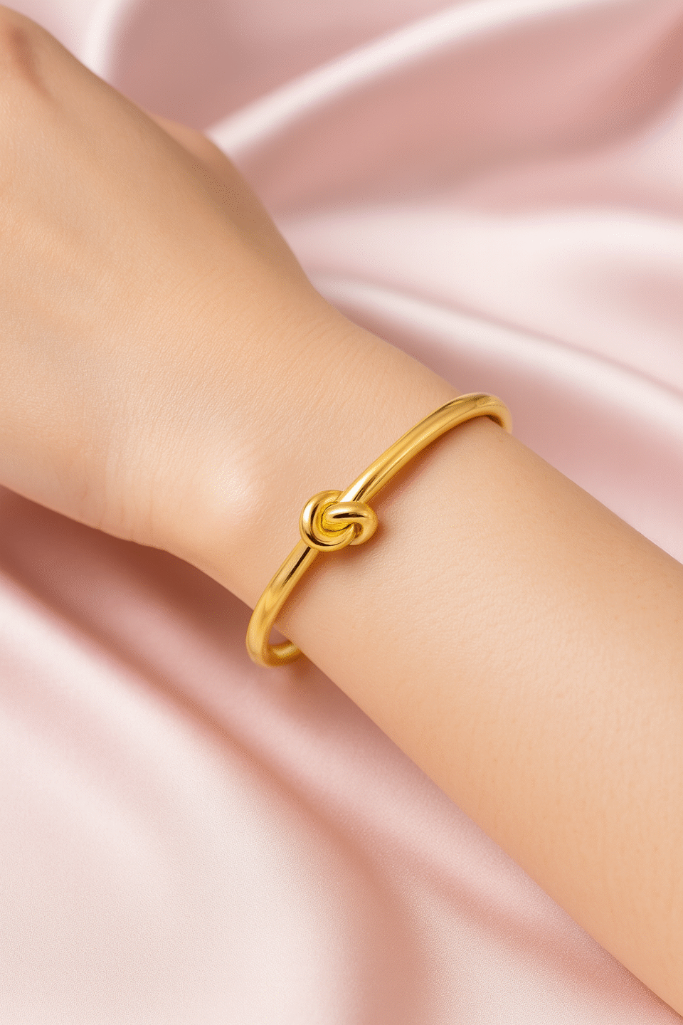 Knot Bangle Bracelet for Women