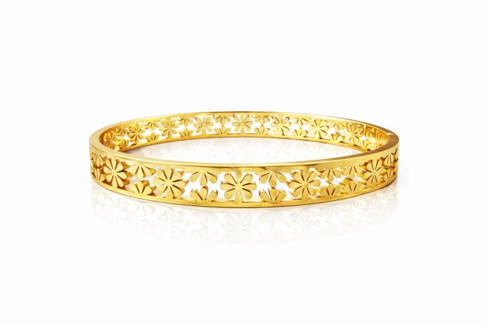 Floral Anti tarnish bracelet
