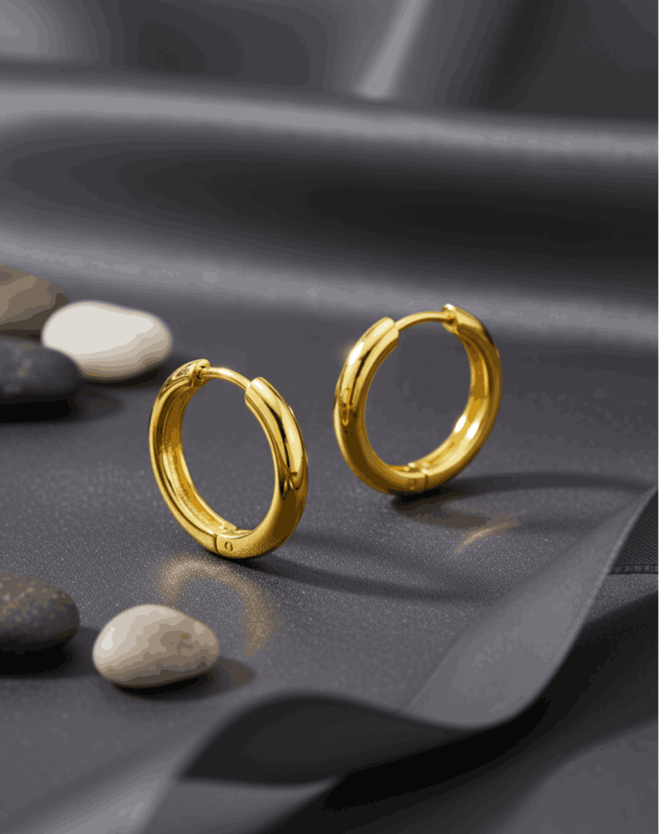 Classic Gold Hoop Earrings – Everyday Essential