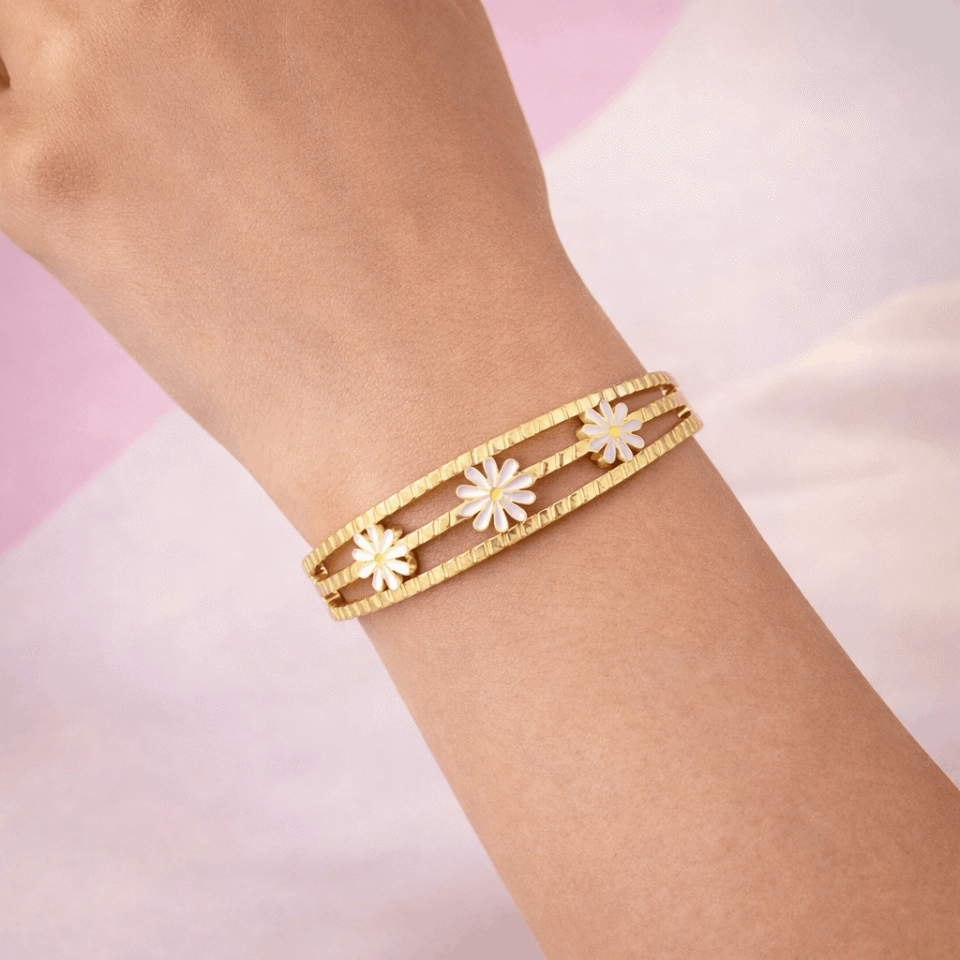 Anti Tarnish Bangle Bracelet For Women Premium Cz Diamond 4