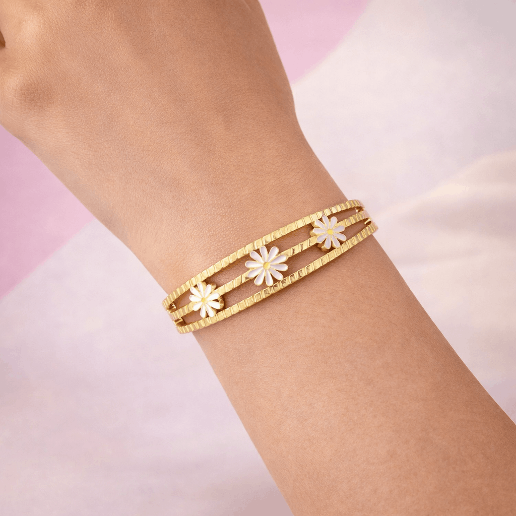 Anti Tarnish Bangle Bracelet For Women Premium Cz Diamond 4