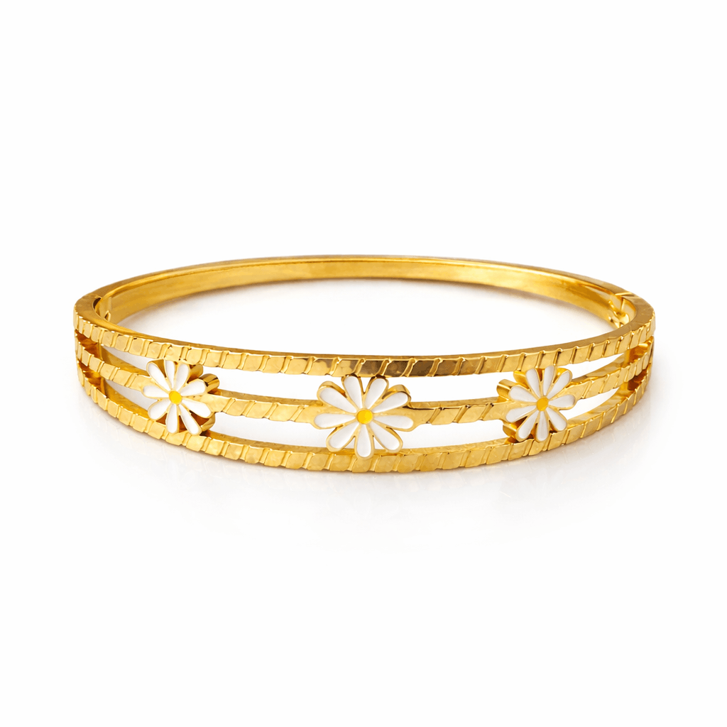 Anti Tarnish Bangle Bracelet For Women Premium Cz Diamond 5